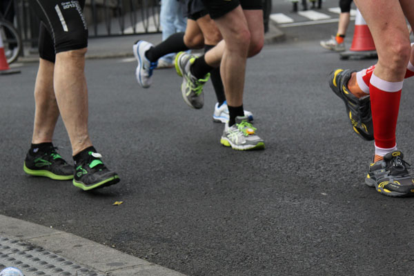 Osteópata y runners en Madrid Rio